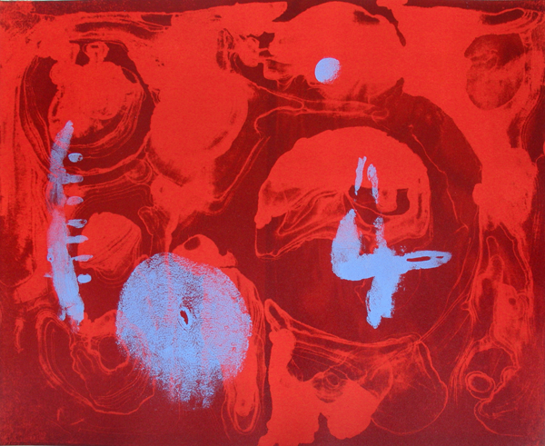 stone lithography 1/3 46x68cm, “Kinship” 2009